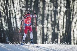 17.12.2022, Annecy-Le Grand Bornand, France (FRA): Ekaterina Avvakumova (KOR) -  IBU World Cup Biathlon, pursuit women, Annecy-Le Grand Bornand (FRA). www.nordicfocus.com. © Thibaut/NordicFocus. Every downloaded picture is fee-liable.