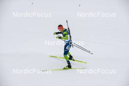 15.12.2022, Annecy-Le Grand Bornand, France (FRA): Anton Vidmar (SLO) -  IBU World Cup Biathlon, sprint men, Annecy-Le Grand Bornand (FRA). www.nordicfocus.com. © Authamayou/NordicFocus. Every downloaded picture is fee-liable.