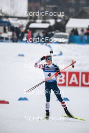 15.12.2022, Annecy-Le Grand Bornand, France (FRA): Sean Doherty (USA) -  IBU World Cup Biathlon, sprint men, Annecy-Le Grand Bornand (FRA). www.nordicfocus.com. © Authamayou/NordicFocus. Every downloaded picture is fee-liable.
