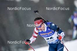 15.12.2022, Annecy-Le Grand Bornand, France (FRA): Jake Brown (USA) -  IBU World Cup Biathlon, sprint men, Annecy-Le Grand Bornand (FRA). www.nordicfocus.com. © Thibaut/NordicFocus. Every downloaded picture is fee-liable.