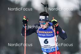 15.12.2022, Annecy-Le Grand Bornand, France (FRA): Tommaso Giacomel (ITA) -  IBU World Cup Biathlon, sprint men, Annecy-Le Grand Bornand (FRA). www.nordicfocus.com. © Thibaut/NordicFocus. Every downloaded picture is fee-liable.