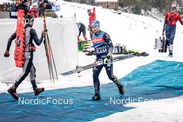 15.12.2022, Annecy-Le Grand Bornand, France (FRA): Sverre Olsbu Roeiseland (NOR), coach Team Germany -  IBU World Cup Biathlon, sprint men, Annecy-Le Grand Bornand (FRA). www.nordicfocus.com. © Thibaut/NordicFocus. Every downloaded picture is fee-liable.