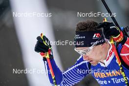 15.12.2022, Annecy-Le Grand Bornand, France (FRA): Fabien Claude (FRA) -  IBU World Cup Biathlon, sprint men, Annecy-Le Grand Bornand (FRA). www.nordicfocus.com. © Thibaut/NordicFocus. Every downloaded picture is fee-liable.