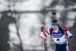 15.12.2022, Annecy-Le Grand Bornand, France (FRA): Sean Doherty (USA) -  IBU World Cup Biathlon, sprint men, Annecy-Le Grand Bornand (FRA). www.nordicfocus.com. © Thibaut/NordicFocus. Every downloaded picture is fee-liable.