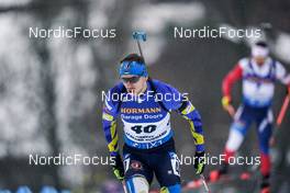 15.12.2022, Annecy-Le Grand Bornand, France (FRA): Bogdan Tsymbal (UKR) -  IBU World Cup Biathlon, sprint men, Annecy-Le Grand Bornand (FRA). www.nordicfocus.com. © Thibaut/NordicFocus. Every downloaded picture is fee-liable.