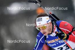 15.12.2022, Annecy-Le Grand Bornand, France (FRA): Emilien Jacquelin (FRA) -  IBU World Cup Biathlon, sprint men, Annecy-Le Grand Bornand (FRA). www.nordicfocus.com. © Thibaut/NordicFocus. Every downloaded picture is fee-liable.
