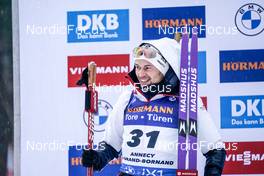 15.12.2022, Annecy-Le Grand Bornand, France (FRA): Sturla Holm Laegreid (NOR), (l-r) -  IBU World Cup Biathlon, sprint men, Annecy-Le Grand Bornand (FRA). www.nordicfocus.com. © Thibaut/NordicFocus. Every downloaded picture is fee-liable.