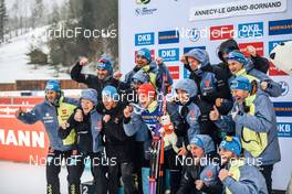15.12.2022, Annecy-Le Grand Bornand, France (FRA): Benedikt Doll (GER), (l-r) -  IBU World Cup Biathlon, sprint men, Annecy-Le Grand Bornand (FRA). www.nordicfocus.com. © Authamayou/NordicFocus. Every downloaded picture is fee-liable.