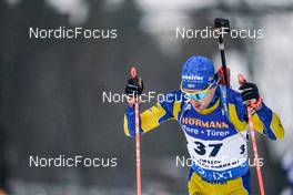 15.12.2022, Annecy-Le Grand Bornand, France (FRA): Jesper Nelin (SWE) -  IBU World Cup Biathlon, sprint men, Annecy-Le Grand Bornand (FRA). www.nordicfocus.com. © Thibaut/NordicFocus. Every downloaded picture is fee-liable.