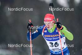 15.12.2022, Annecy-Le Grand Bornand, France (FRA): Alex Cisar (SLO) -  IBU World Cup Biathlon, sprint men, Annecy-Le Grand Bornand (FRA). www.nordicfocus.com. © Thibaut/NordicFocus. Every downloaded picture is fee-liable.