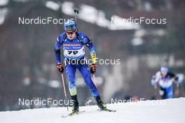 15.12.2022, Annecy-Le Grand Bornand, France (FRA): Alexandr Mukhin (KAZ) -  IBU World Cup Biathlon, sprint men, Annecy-Le Grand Bornand (FRA). www.nordicfocus.com. © Thibaut/NordicFocus. Every downloaded picture is fee-liable.
