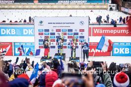 16.12.2022, Annecy-Le Grand Bornand, France (FRA): Linn Persson (SWE), Anna Magnusson (SWE), Denise Herrmann-Wick (GER), Sophie Chauveau (FRA), (l-r) -  IBU World Cup Biathlon, sprint women, Annecy-Le Grand Bornand (FRA). www.nordicfocus.com. © Thibaut/NordicFocus. Every downloaded picture is fee-liable.