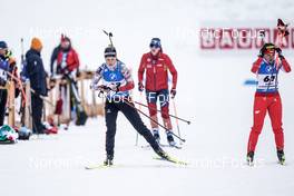 16.12.2022, Annecy-Le Grand Bornand, France (FRA): Anna Gandler (AUT), Anna Maka (POL), (l-r) -  IBU World Cup Biathlon, sprint women, Annecy-Le Grand Bornand (FRA). www.nordicfocus.com. © Thibaut/NordicFocus. Every downloaded picture is fee-liable.