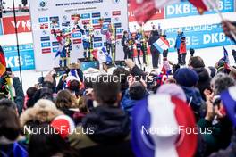 16.12.2022, Annecy-Le Grand Bornand, France (FRA): Linn Persson (SWE), Anna Magnusson (SWE), Denise Herrmann-Wick (GER), Sophie Chauveau (FRA), Mari Eder (FIN), Lisa Vittozzi (ITA), (l-r) -  IBU World Cup Biathlon, sprint women, Annecy-Le Grand Bornand (FRA). www.nordicfocus.com. © Thibaut/NordicFocus. Every downloaded picture is fee-liable.