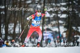 16.12.2022, Annecy-Le Grand Bornand, France (FRA): Emma Lunder (CAN) -  IBU World Cup Biathlon, sprint women, Annecy-Le Grand Bornand (FRA). www.nordicfocus.com. © Authamayou/NordicFocus. Every downloaded picture is fee-liable.