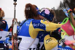 16.12.2022, Annecy-Le Grand Bornand, France (FRA): Linn Persson (SWE), Anna Magnusson (SWE), (l-r) -  IBU World Cup Biathlon, sprint women, Annecy-Le Grand Bornand (FRA). www.nordicfocus.com. © Manzoni/NordicFocus. Every downloaded picture is fee-liable.