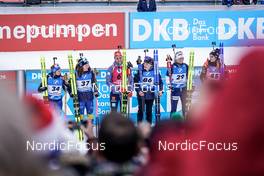 16.12.2022, Annecy-Le Grand Bornand, France (FRA): Anna Magnusson (SWE), Linn Persson (SWE), Denise Herrmann-Wick (GER), Sophie Chauveau (FRA), Mari Eder (FIN), Lisa Vittozzi (ITA), (l-r) -  IBU World Cup Biathlon, sprint women, Annecy-Le Grand Bornand (FRA). www.nordicfocus.com. © Thibaut/NordicFocus. Every downloaded picture is fee-liable.