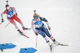 16.12.2022, Annecy-Le Grand Bornand, France (FRA): Chloe Levins (USA) -  IBU World Cup Biathlon, sprint women, Annecy-Le Grand Bornand (FRA). www.nordicfocus.com. © Thibaut/NordicFocus. Every downloaded picture is fee-liable.