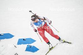 16.12.2022, Annecy-Le Grand Bornand, France (FRA): Lena Haecki-Gross (SUI) -  IBU World Cup Biathlon, sprint women, Annecy-Le Grand Bornand (FRA). www.nordicfocus.com. © Thibaut/NordicFocus. Every downloaded picture is fee-liable.