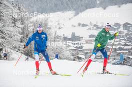 13.12.2022, Annecy-Le Grand Bornand, France (FRA): Undefined athlete competes, (l-r) -  IBU World Cup Biathlon, training, Annecy-Le Grand Bornand (FRA). www.nordicfocus.com. © Authamayou/NordicFocus. Every downloaded picture is fee-liable.