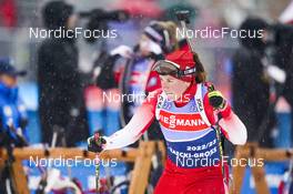 14.12.2022, Annecy-Le Grand Bornand, France (FRA): Lena Haecki Gross (SUI) -  IBU World Cup Biathlon, training, Annecy-Le Grand Bornand (FRA). www.nordicfocus.com. © Thibaut/NordicFocus. Every downloaded picture is fee-liable.