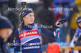 14.12.2022, Annecy-Le Grand Bornand, France (FRA): Ingrid Landmark Tandrevold (NOR) -  IBU World Cup Biathlon, training, Annecy-Le Grand Bornand (FRA). www.nordicfocus.com. © Thibaut/NordicFocus. Every downloaded picture is fee-liable.
