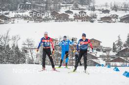 13.12.2022, Annecy-Le Grand Bornand, France (FRA): Emilien Claude (FRA), Quentin Fillon Maillet (FRA), (l-r) -  IBU World Cup Biathlon, training, Annecy-Le Grand Bornand (FRA). www.nordicfocus.com. © Authamayou/NordicFocus. Every downloaded picture is fee-liable.