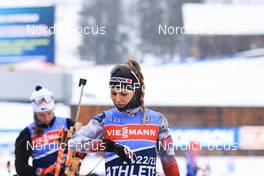 14.12.2022, Annecy-Le Grand Bornand, France (FRA): Anna Gandler (AUT) - IBU World Cup Biathlon, training, Annecy-Le Grand Bornand (FRA). www.nordicfocus.com. © Manzoni/NordicFocus. Every downloaded picture is fee-liable.
