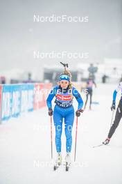 13.12.2022, Annecy-Le Grand Bornand, France (FRA): Hannah Auchentaller (ITA) -  IBU World Cup Biathlon, training, Annecy-Le Grand Bornand (FRA). www.nordicfocus.com. © Authamayou/NordicFocus. Every downloaded picture is fee-liable.