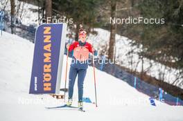 14.12.2022, Annecy-Le Grand Bornand, France (FRA): Chloe Levins (USA) -  IBU World Cup Biathlon, training, Annecy-Le Grand Bornand (FRA). www.nordicfocus.com. © Authamayou/NordicFocus. Every downloaded picture is fee-liable.