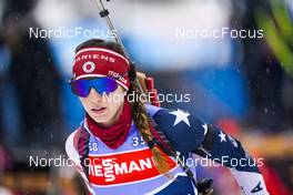 14.12.2022, Annecy-Le Grand Bornand, France (FRA): Deedra Irwin (USA) -  IBU World Cup Biathlon, training, Annecy-Le Grand Bornand (FRA). www.nordicfocus.com. © Thibaut/NordicFocus. Every downloaded picture is fee-liable.