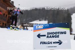 14.12.2022, Annecy-Le Grand Bornand, France (FRA): Undefined athlete competes - IBU World Cup Biathlon, training, Annecy-Le Grand Bornand (FRA). www.nordicfocus.com. © Manzoni/NordicFocus. Every downloaded picture is fee-liable.
