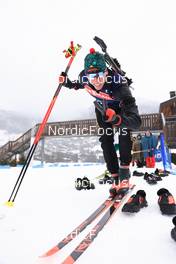 14.12.2022, Annecy-Le Grand Bornand, France (FRA): Karol Dombrovski (LTU) - IBU World Cup Biathlon, training, Annecy-Le Grand Bornand (FRA). www.nordicfocus.com. © Manzoni/NordicFocus. Every downloaded picture is fee-liable.