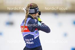14.12.2022, Annecy-Le Grand Bornand, France (FRA): Anna Weidel (GER) -  IBU World Cup Biathlon, training, Annecy-Le Grand Bornand (FRA). www.nordicfocus.com. © Thibaut/NordicFocus. Every downloaded picture is fee-liable.
