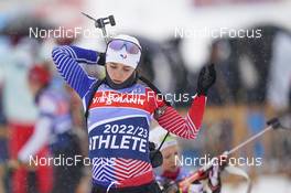 14.12.2022, Annecy-Le Grand Bornand, France (FRA): Sophie Chauveau (FRA) -  IBU World Cup Biathlon, training, Annecy-Le Grand Bornand (FRA). www.nordicfocus.com. © Thibaut/NordicFocus. Every downloaded picture is fee-liable.