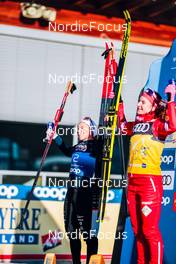 01.01.2022, Oberstdorf, Germany (GER): Johanna Hagstroem (SWE), (l-r) - FIS world cup cross-country, tour de ski, individual sprint, Oberstdorf (GER). www.nordicfocus.com. © Modica/NordicFocus. Every downloaded picture is fee-liable.