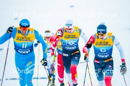 01.01.2022, Oberstdorf, Germany (GER): Even Northug (NOR), Harald Oestberg Amundsen (NOR), (l-r)  - FIS world cup cross-country, tour de ski, individual sprint, Oberstdorf (GER). www.nordicfocus.com. © Modica/NordicFocus. Every downloaded picture is fee-liable.