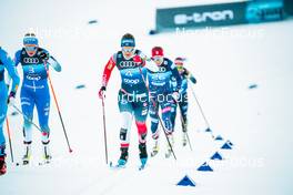 01.01.2022, Oberstdorf, Germany (GER): Krista Parmakoski (FIN), Ane Appelkvist Stenseth (NOR), (l-r)  - FIS world cup cross-country, tour de ski, individual sprint, Oberstdorf (GER). www.nordicfocus.com. © Modica/NordicFocus. Every downloaded picture is fee-liable.