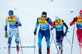 01.01.2022, Oberstdorf, Germany (GER): Calle Halfvarsson (SWE), Jovian Hediger (SUI), (l-r)  - FIS world cup cross-country, tour de ski, individual sprint, Oberstdorf (GER). www.nordicfocus.com. © Modica/NordicFocus. Every downloaded picture is fee-liable.