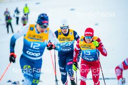 01.01.2022, Oberstdorf, Germany (GER): Luke Jager (USA), Ilia Semikov (RUS), (l-r)  - FIS world cup cross-country, tour de ski, individual sprint, Oberstdorf (GER). www.nordicfocus.com. © Modica/NordicFocus. Every downloaded picture is fee-liable.