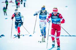 01.01.2022, Oberstdorf, Germany (GER): Lotta Udnes Weng (NOR), Frida Karlsson (SWE), Tatiana Sorina (RUA), (l-r)  - FIS world cup cross-country, tour de ski, individual sprint, Oberstdorf (GER). www.nordicfocus.com. © Modica/NordicFocus. Every downloaded picture is fee-liable.