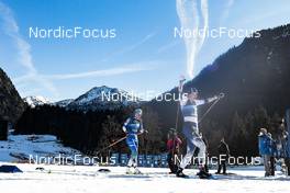 01.01.2022, Oberstdorf, Germany (GER): Anamarija Lampic (SLO), Johanna Matintalo (FIN), (l-r)  - FIS world cup cross-country, tour de ski, individual sprint, Oberstdorf (GER). www.nordicfocus.com. © Modica/NordicFocus. Every downloaded picture is fee-liable.