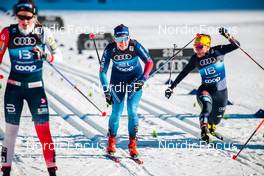 01.01.2022, Oberstdorf, Germany (GER): Nadine Faehndrich (SUI), Coletta Rydzek (GER), (l-r)  - FIS world cup cross-country, tour de ski, individual sprint, Oberstdorf (GER). www.nordicfocus.com. © Modica/NordicFocus. Every downloaded picture is fee-liable.