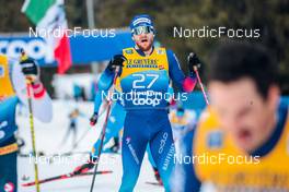 04.01.2022, Val di Fiemme, Italy (ITA): Roman Furger (SUI) - FIS world cup cross-country, tour de ski, final climb men, Val di Fiemme (ITA). www.nordicfocus.com. © Modica/NordicFocus. Every downloaded picture is fee-liable.