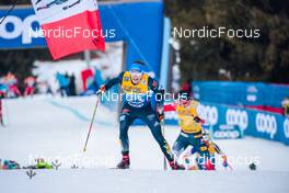 04.01.2022, Val di Fiemme, Italy (ITA): Lucas Boegl (GER) - FIS world cup cross-country, tour de ski, final climb men, Val di Fiemme (ITA). www.nordicfocus.com. © Modica/NordicFocus. Every downloaded picture is fee-liable.