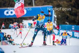 04.01.2022, Val di Fiemme, Italy (ITA): Lucas Boegl (GER) - FIS world cup cross-country, tour de ski, final climb men, Val di Fiemme (ITA). www.nordicfocus.com. © Modica/NordicFocus. Every downloaded picture is fee-liable.