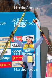 04.01.2022, Val di Fiemme, Italy (ITA): Friedrich Moch (GER), (l-r) - FIS world cup cross-country, tour de ski, final climb men, Val di Fiemme (ITA). www.nordicfocus.com. © Modica/NordicFocus. Every downloaded picture is fee-liable.