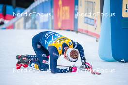 04.01.2022, Val di Fiemme, Italy (ITA): Zak Ketterson (USA) - FIS world cup cross-country, tour de ski, final climb men, Val di Fiemme (ITA). www.nordicfocus.com. © Modica/NordicFocus. Every downloaded picture is fee-liable.