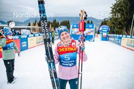 04.01.2022, Val di Fiemme, Italy (ITA): Jessie Diggins (USA) - FIS world cup cross-country, tour de ski, final climb women, Val di Fiemme (ITA). www.nordicfocus.com. © Modica/NordicFocus. Every downloaded picture is fee-liable.