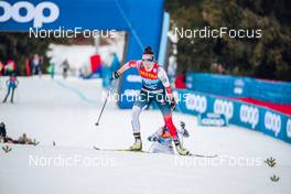 04.01.2022, Val di Fiemme, Italy (ITA): Heidi Weng (NOR) - FIS world cup cross-country, tour de ski, final climb women, Val di Fiemme (ITA). www.nordicfocus.com. © Modica/NordicFocus. Every downloaded picture is fee-liable.
